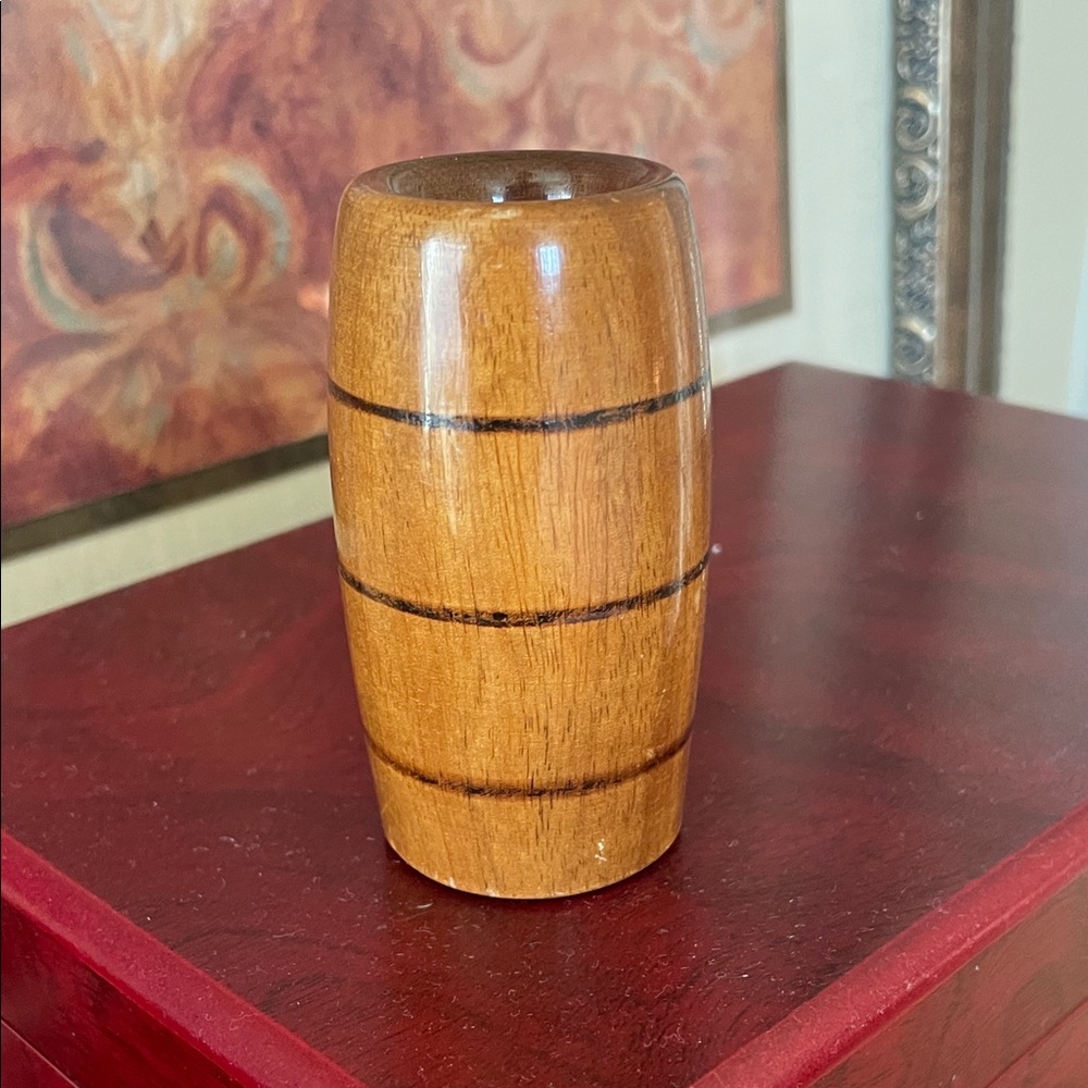 Vintage  Myrtlewood Toothpick Holder